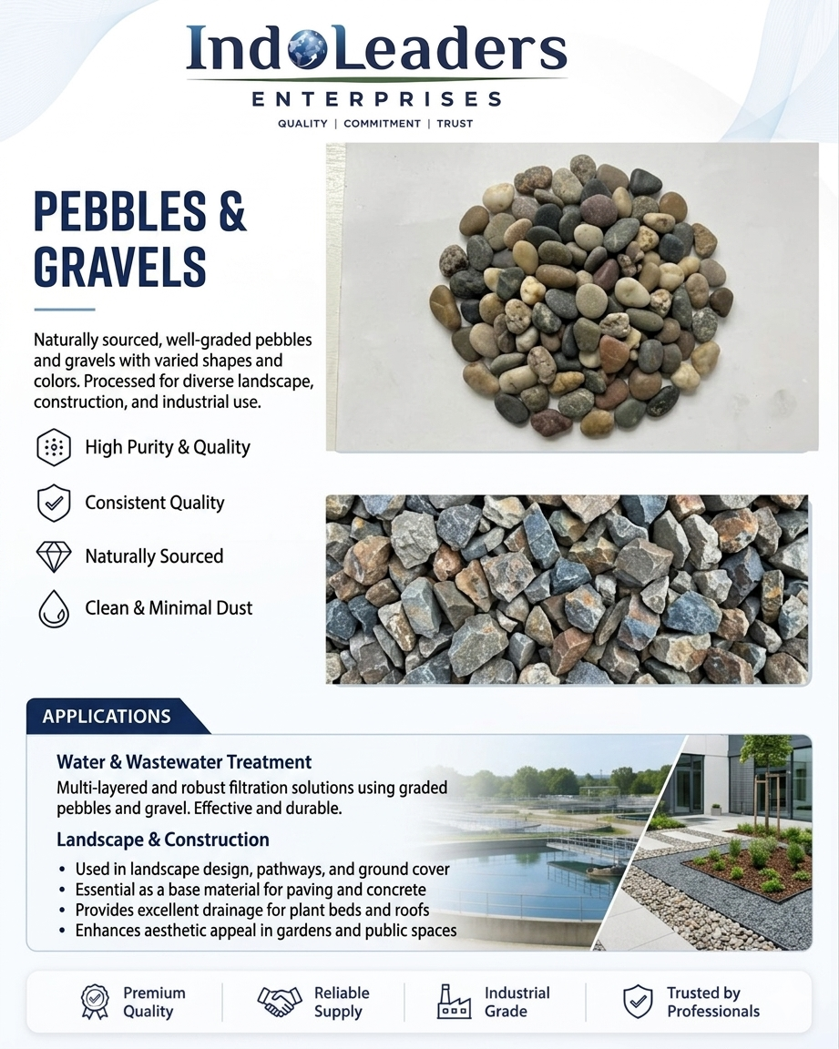 Gravel & Pebbles Applications