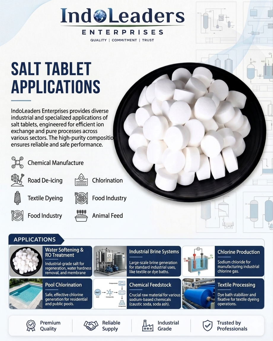 Salt Tablet Applications